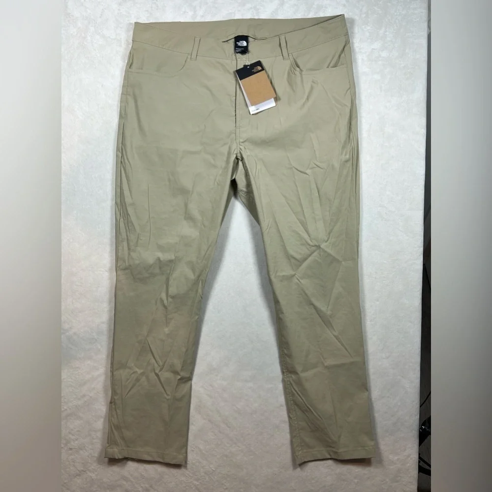 NWT The North Face Size 40 Twill Beige FlashDry 5 Pocket Tactical Outdoor Pants